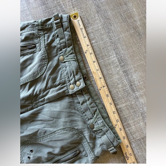 Da-Nang Surplus Vtg Cargo Pants Women’s S Silk Y2K Grunge green military EUC - Picture 6 of 12